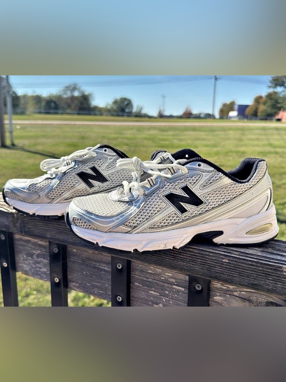 New Balance 740 White Gray Athletic Trainer Shoes Women's Size 7